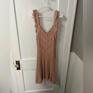 Freshman 1996 Peach Knit Dress